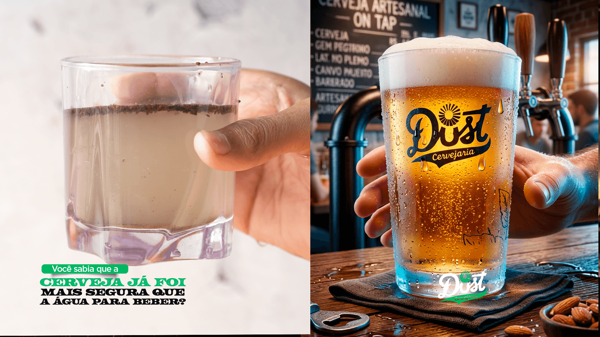 A cerveja já foi mais segura que a água
